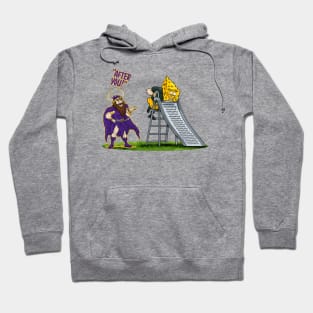 Minnesota Vikings Fans - Kings of the North vs Cheesy Playmates Hoodie